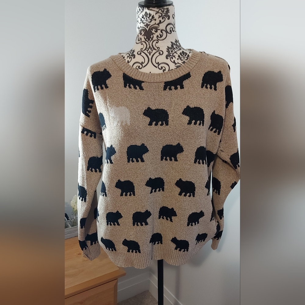 Womens Bear Sweater